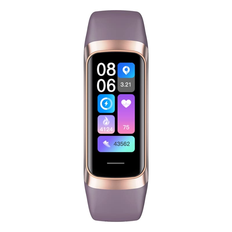 Montre Bracelet Connectée Sport Santé Etanche Violet