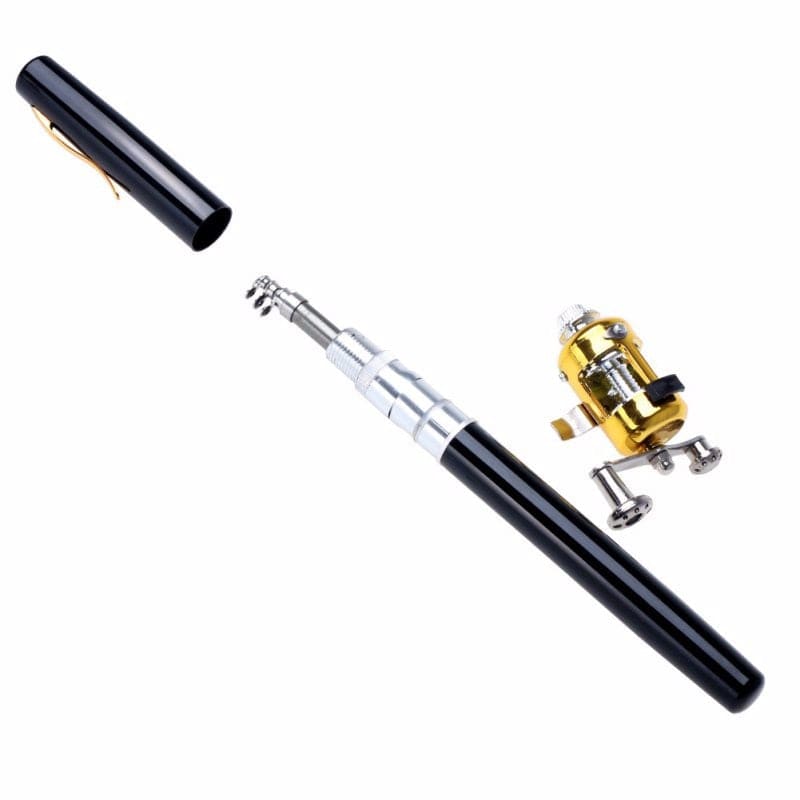 Mini Stylo Canne Ă PĂȘche TĂ©lescopique de Poche | Lilikdo