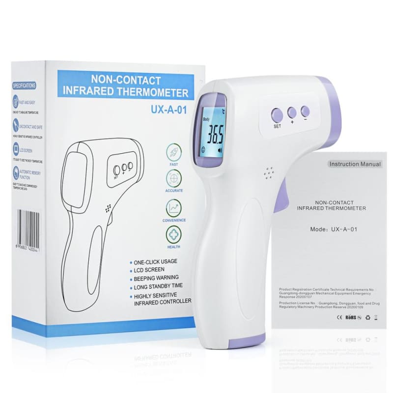 Thermomètre Frontal Infrarouge sans Contact Haute Précision