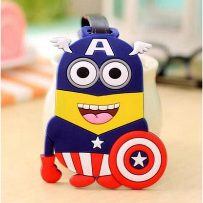 Étiquette de Bagage Fun & Cartoon en Silicone 10 | Lilikdo
