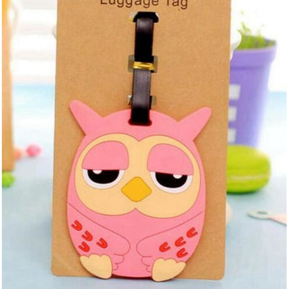 Étiquette de Bagage Fun & Cartoon en Silicone 12 | Lilikdo