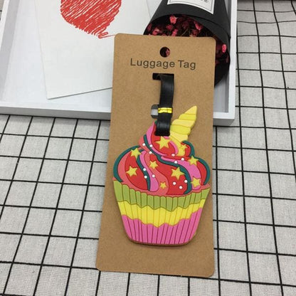 Étiquette de Bagage Fun & Cartoon en Silicone 20 | Lilikdo