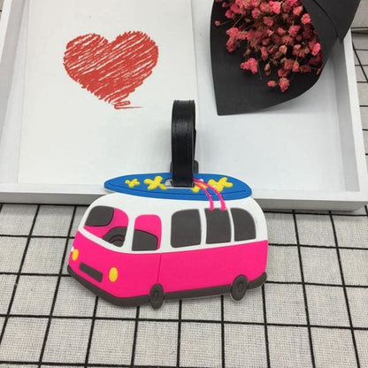 Étiquette de Bagage Fun & Cartoon en Silicone 23 | Lilikdo