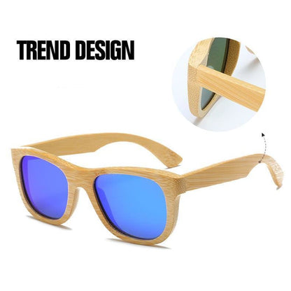 Lunettes de Soleil en Bambou avec Verres Polarisés | Lilikdo