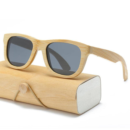 Lunettes de Soleil en Bambou avec Verres Polarisés C26