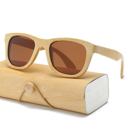 Lunettes de Soleil en Bambou avec Verres Polarisés C29