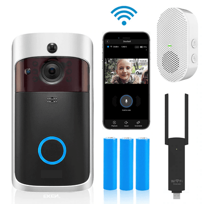 Sonnette sans Fil Connectée Wi-fi avec Caméra